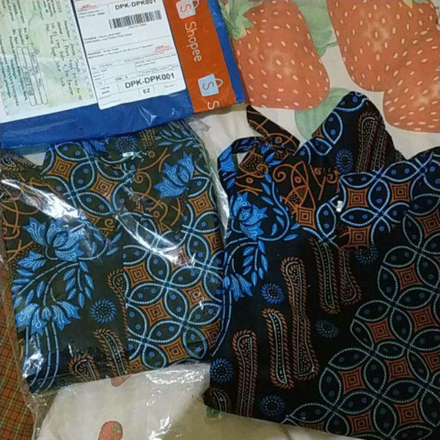 Batik Keluarga Couple Gamis M L Xl Xxl Xxxl Blouse Seno Super Jumbo