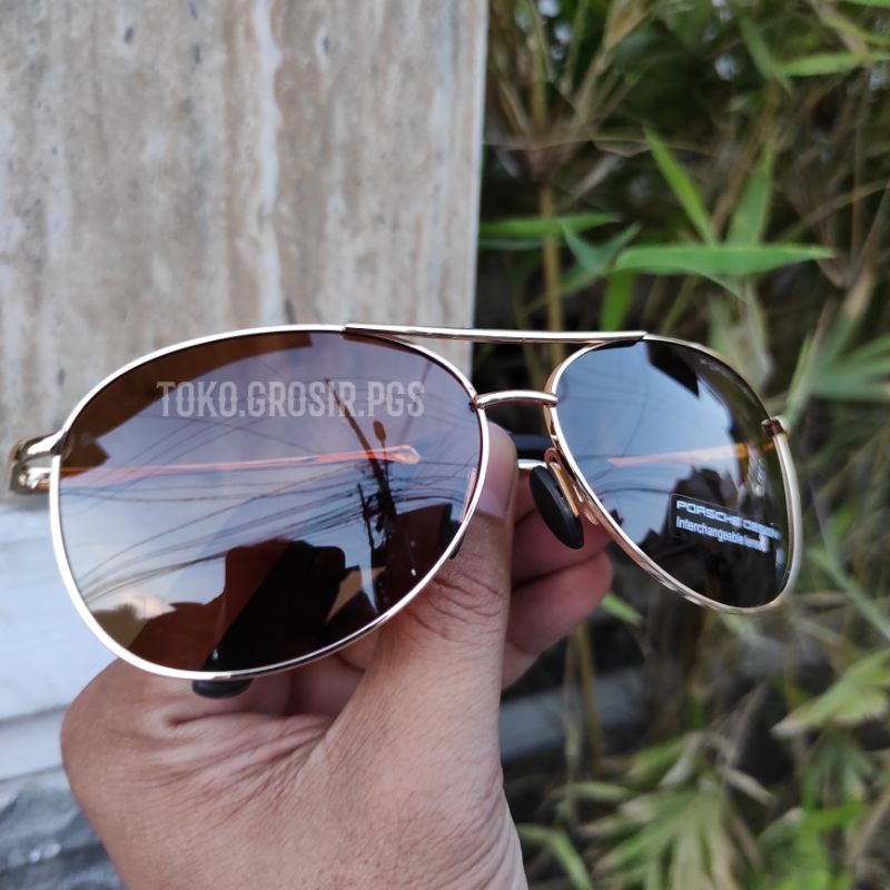 Porsche Super | Kacamata Polarized Pria Sunglases UV 400 Anti Radiasi Anti Silau