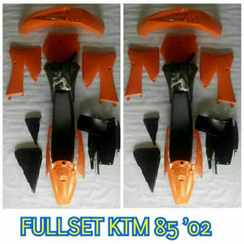 body set trail ktm 85 lama bodi set ktm 85 old