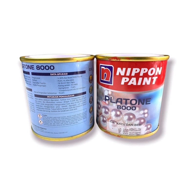 Cat Minyak Kayu dan Besi Platone 8000 Nippon Paint 100ml