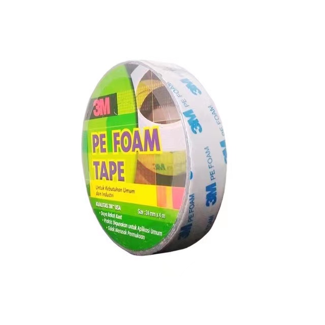 Double Tape 3M PE Foam 1600TG 24 mm x 4mtr Isolasi BB 24mm  x 4mtr