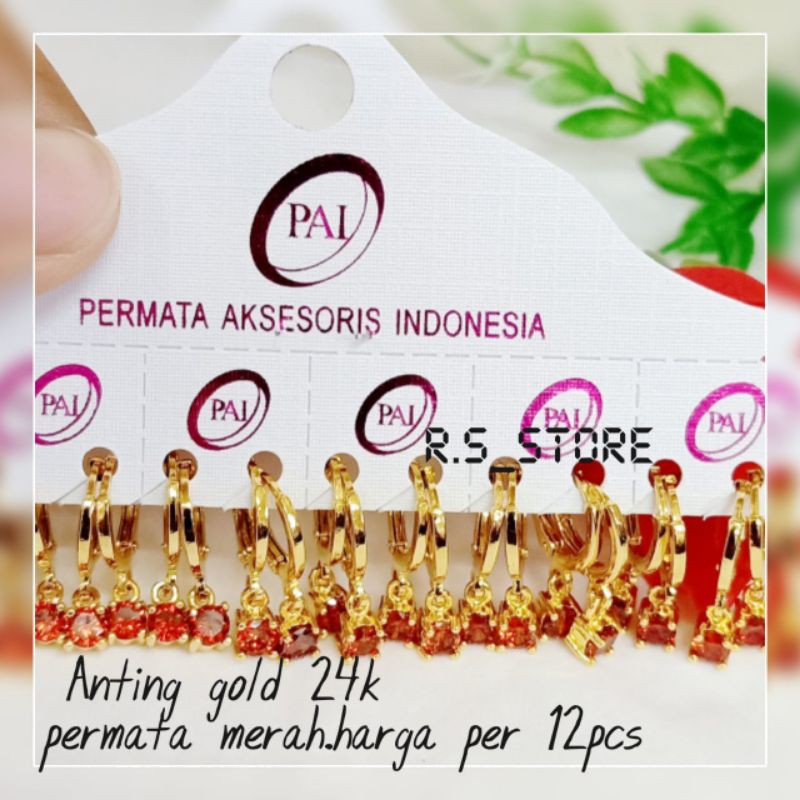 Anting xuping gold 24k_Anting xuping harga grosir