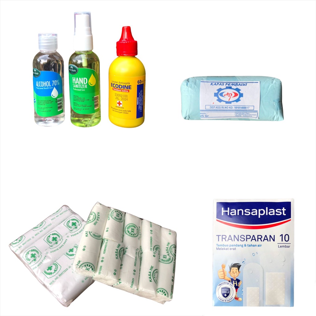 Paket First Aid Kit Traveling Premium ( Logo Bordir )