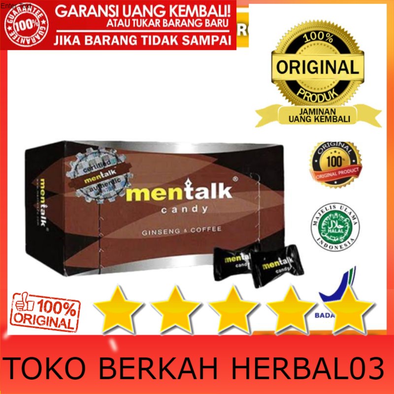 

100% ASLI MENTALK CANDY ORIGINAL GINSENG COFFEE