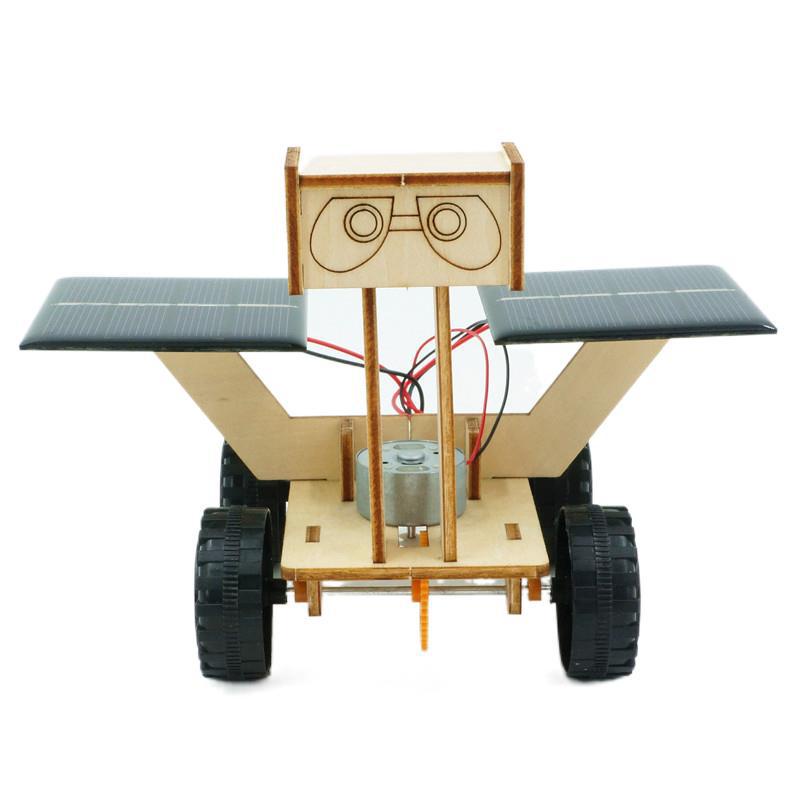 Mainan Puzzle Robot Mobil Rover Bulan Tenaga Surya DIY Untuk Edukasi / Eksperimen Sains Anak