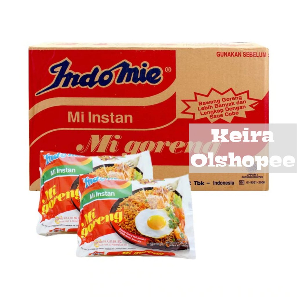 

Indomie Goreng 85 Gram 1 kardus (40pcs)