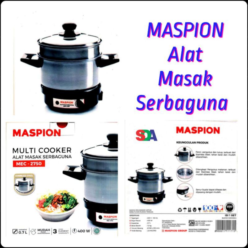 Maspion Multi Cooker MEC-2750