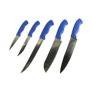set pisau krischef / set pisau dapur 6pcs / pisau santoku / pisau carving / utility / paring knife