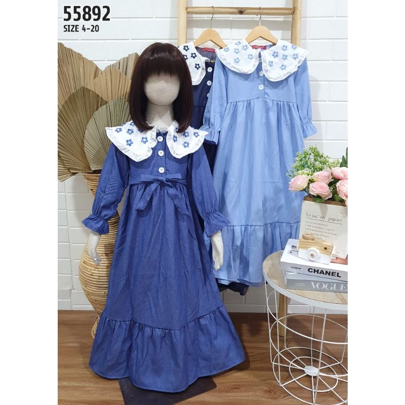 GAMIS DENIM OREMIUM IMPORT CATHERINE KIDS USIA 6-14TAHUN ANAK NANGGUNG