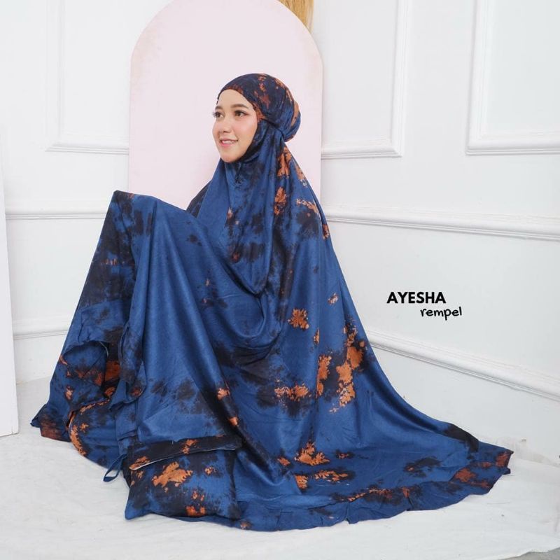 mukena rayon mukena dewasa bali jumbo rempel renda rayon ceria ayesha mukena jumbo