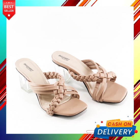 Sendal High Heels Hak Tinggi Cantik Wanita Kekinian Cewek Remaja Dewas High Heels Wanita Sandal Hee