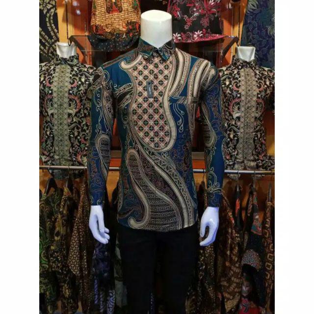 Kemeja Batik Slimfit Traditional Butik Top Brand //size Standar & Jumbo