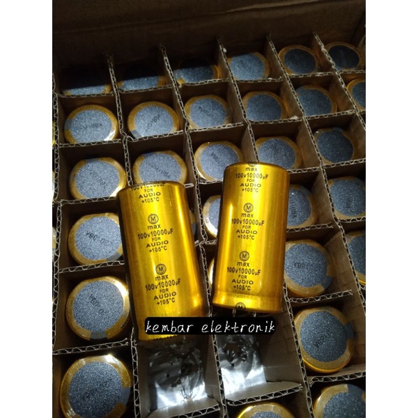 Elco 10000UF 100V Elko 10000 UF 100 V MAX GOLD