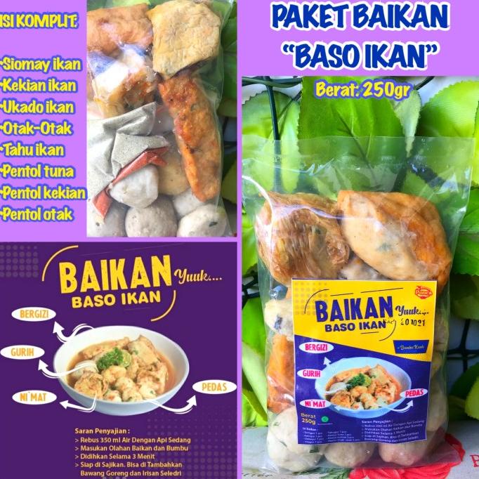 

Paket Baikan Aneka Baso Ikan