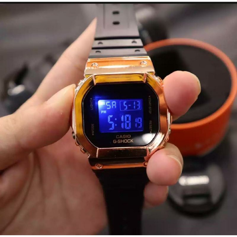 Jam Tangan Dw5600 Stainliss Rubber Jam Tangan Keren Digital Bisa COD