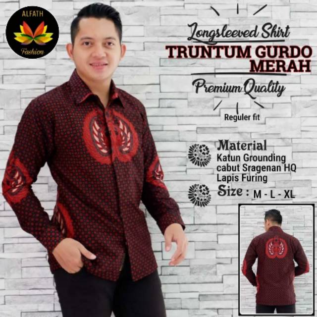 Batik pria lengan panjang | kemeja batik pria lengan panjang | batik lengan panjang murah solo