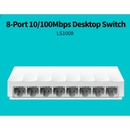 TP-LINK LS1008 8-Port 10/100Mbps Desktop Switch