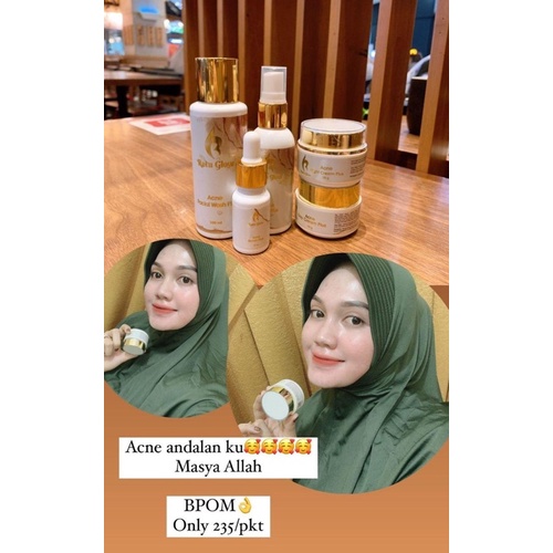 RATU GLOW SKINCARE PAKET BRIGHTENING &amp; ACNE ORIGINAL PENCERAH WAJAH RATU GLOW REGULER RATU GLOW EKONOMIS