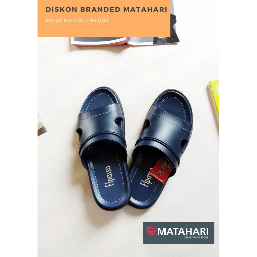 sandal pria casual slop kekinian sandal pria murah Barndid Mall SANDAL SLOP PRIA ELPASSO