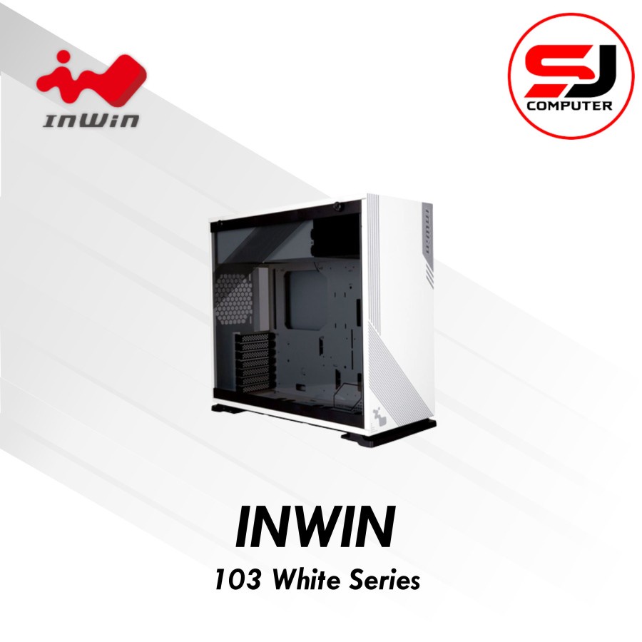 Casing PC Gaming INWIN 103 ATX Mid Tower White Series