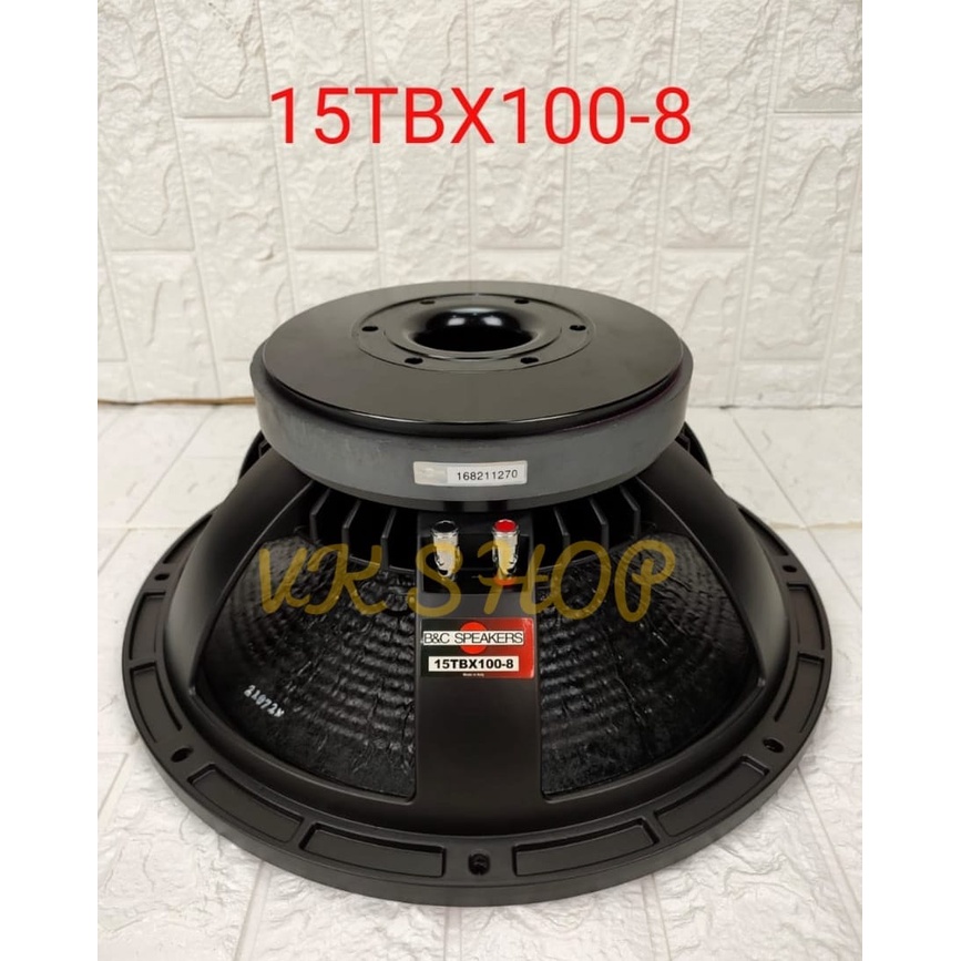 Speaker Component B&amp;C 15TBX100 Woofer 15 inch BNC 15 TBX 100
