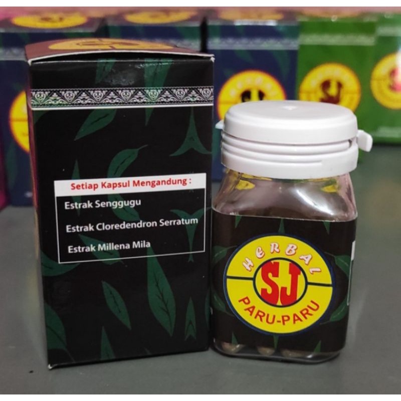 Obat paru-paru SJ HERBAL 50 Kapsul