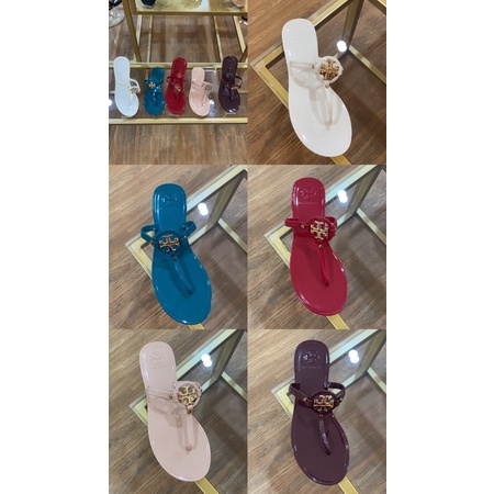 SANDAL WANITA TORY BURCH MINI MILLER JELLY THONG SANDAL ORIGINAL
