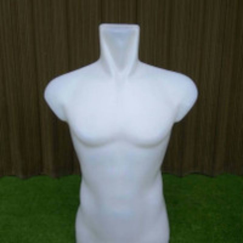 Manekin Body Laki Laki / Manekin Otot Plastik Display Baju Kaos cowok