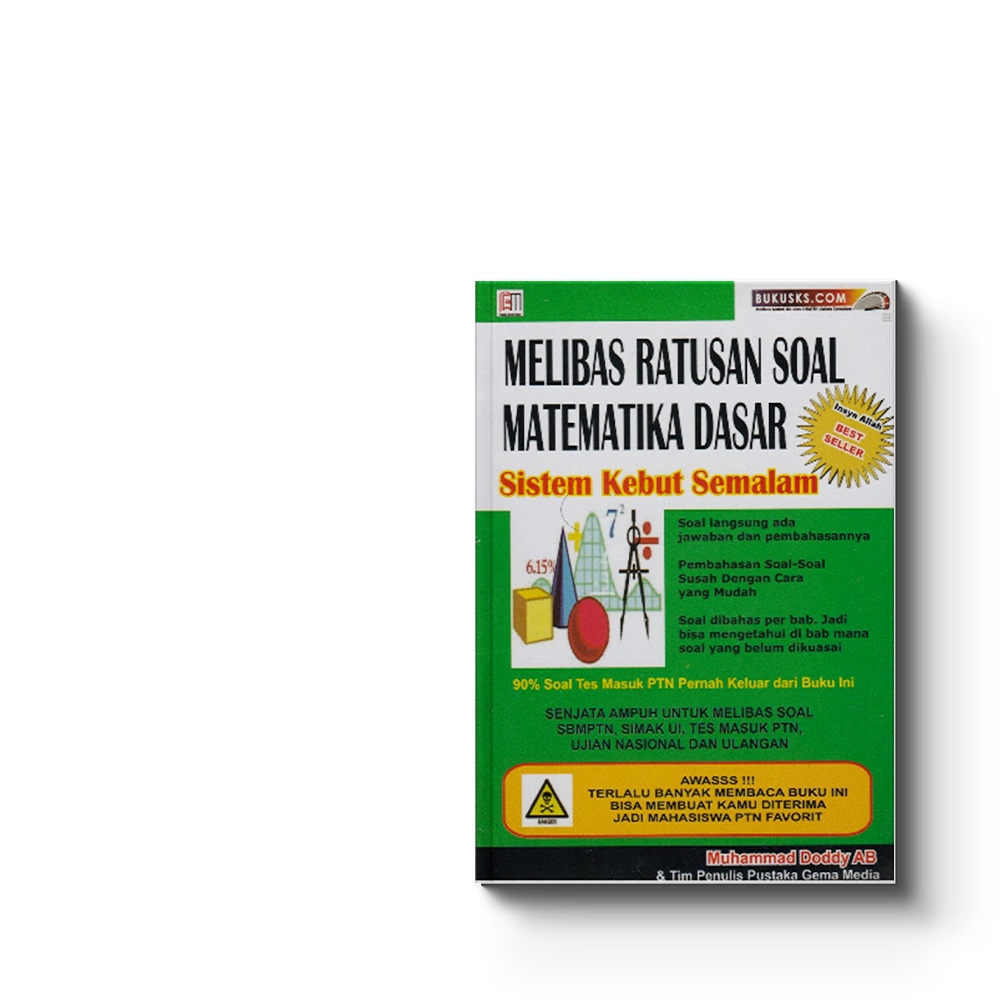 Buku Menguasai IPA Sistem Kebut Semalam Edisi 2 (SKS IPA) & Paket Buku Halu UTBK Saintek Gema Media-MELIBAS MTK DASAR