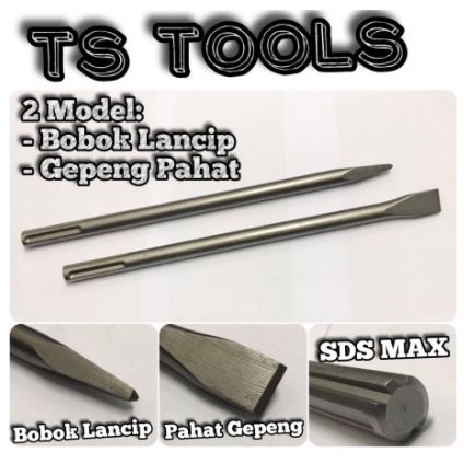 SDS MAX Mata Bor Bobok Beton Pahat SDS Max Chisel L 400