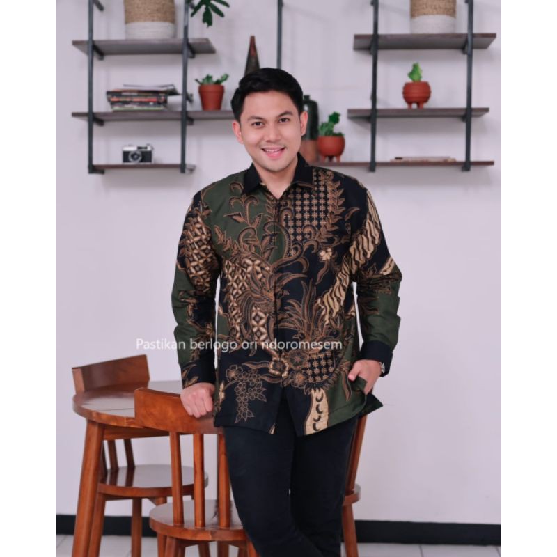 BATIK NDOROMESEM KELOWOR IJO KATUN HALUS FULL FURING LENGAN PANJANG