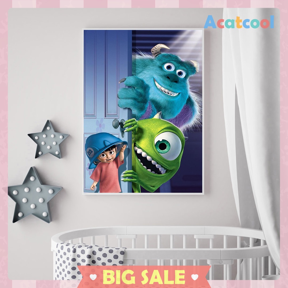 5D DIY Full Drill Diamond Painting Monsters Inc Cross Stitch Mosaic Kits