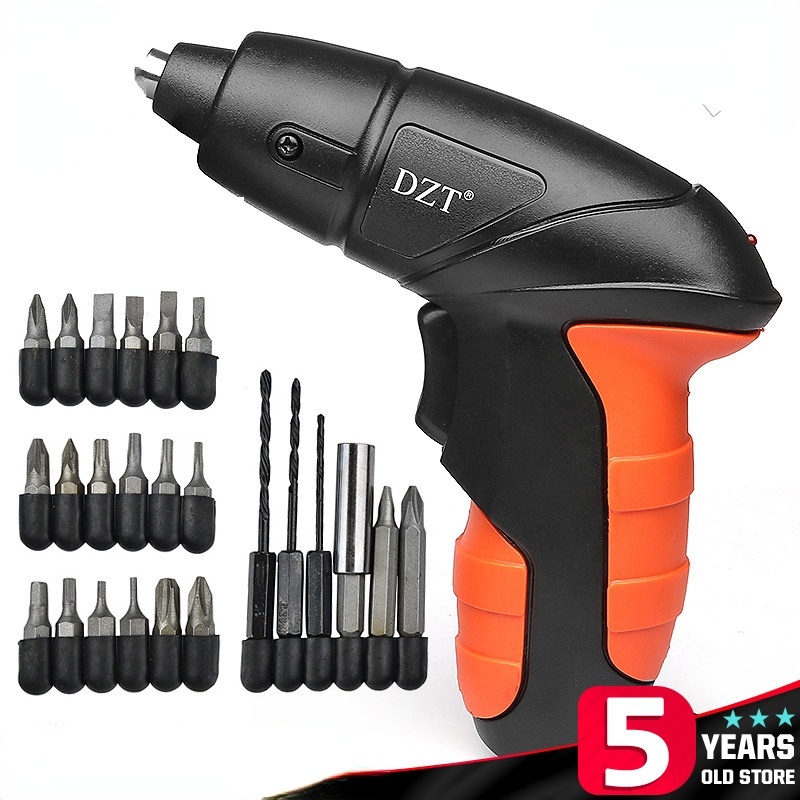 alat Mesin Obeng Bor Portable Tool Box 25in1 Cordless Impact Drill Mini kecil 3.6v 1800mah