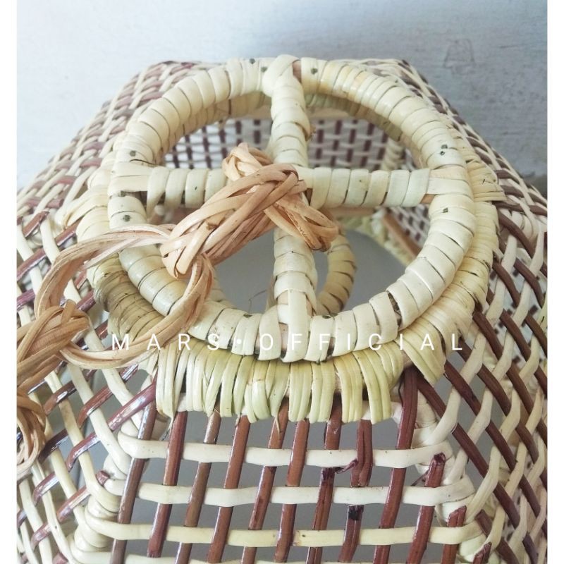 TERMURAH Lampu Gantung Rotan Diameter 30cm