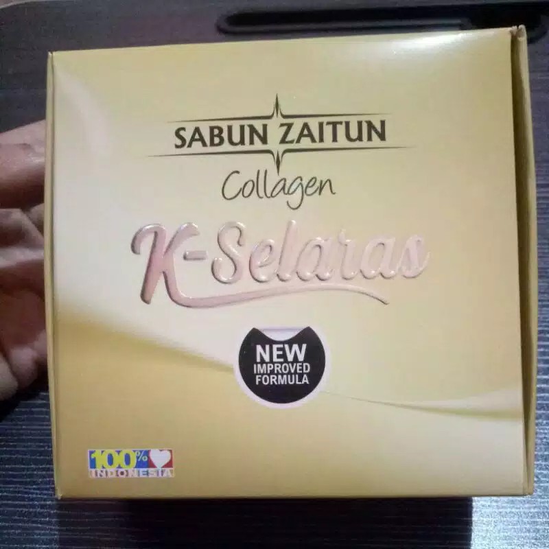 Sabun zaitun collagen k-selaras Gold isi 12 Pcs Original - New Kristal Kanaka SABUN SELARAS / SABUN 
