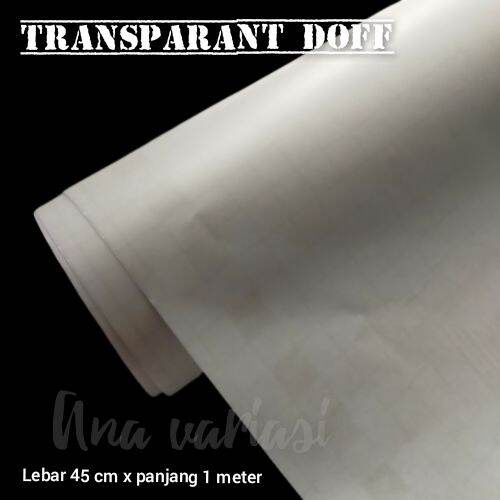 Skotlet putih  transparan glossy & stiker motor  transparan doff  skotlet transparant