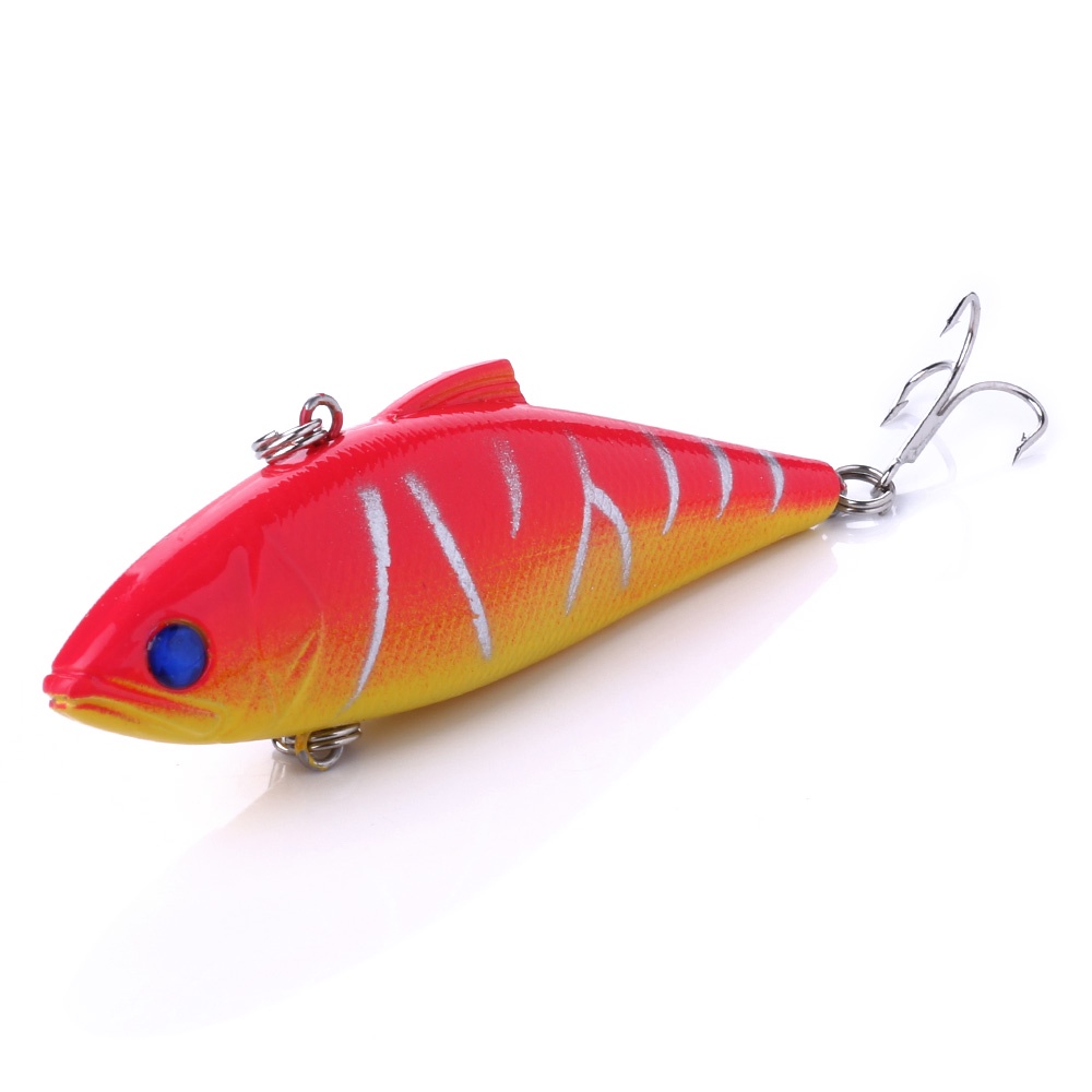 HENGJIA 4PCS/Lot 8.5cm/11.2g Vibration Fishing Lure Hard Plastic Artificial VIB Artificial Hard Bait