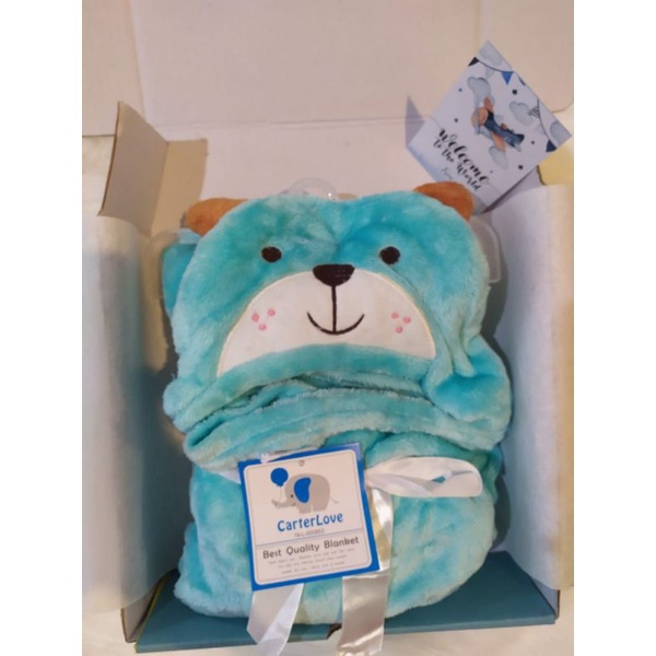 Kado bayi/hampers bayi/parcel bayi/baby gift set/kado lahiran bayi/selimut bayi topi-bear tosca