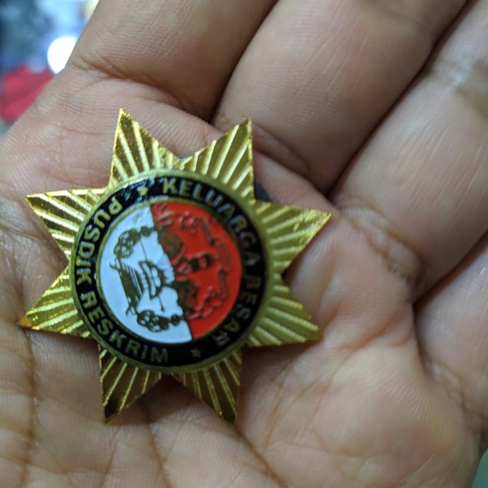 ORIGINAL LENCANA PUSDIK RESKRIM ASTNST