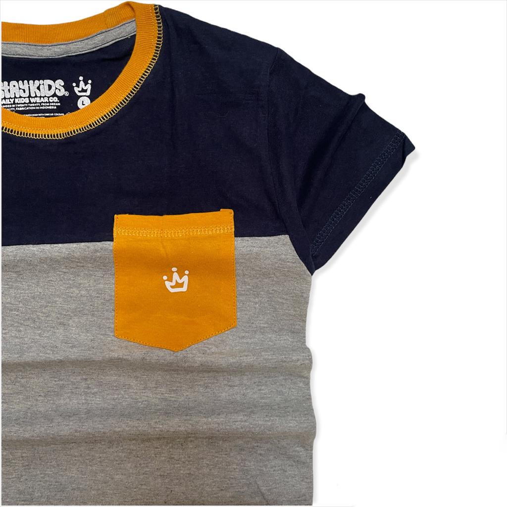 Baju kaos anak piko usia 1-12 tahun bahan katun kombed