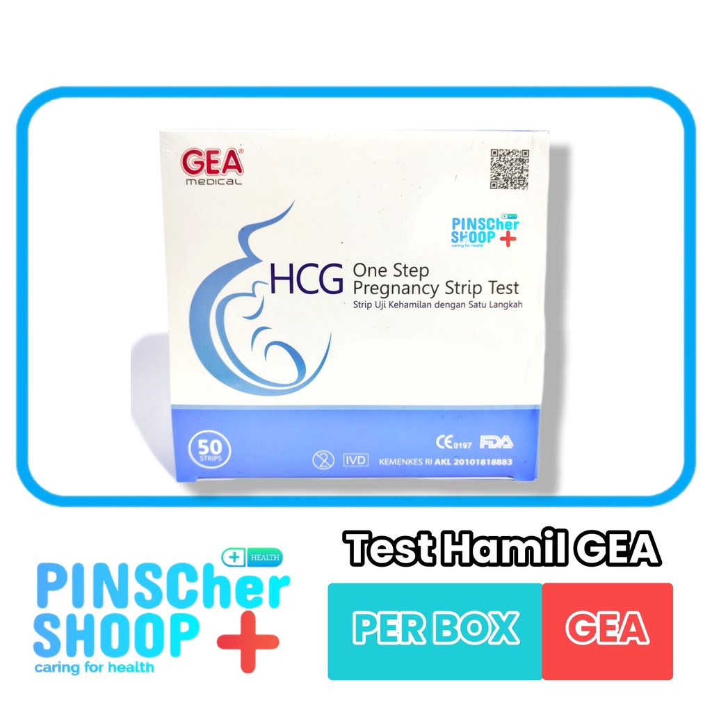 Test Kehamilan Pregnancy Tes Testpack Hamil Gea / Box