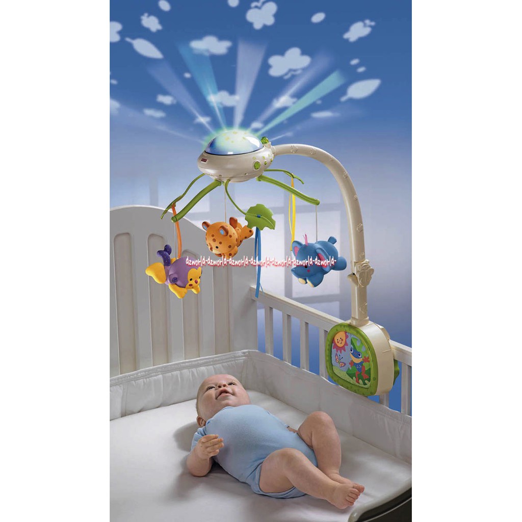 Fisher Price Rainforest Dream Mobile Mainan Hias Untuk Box Bayi