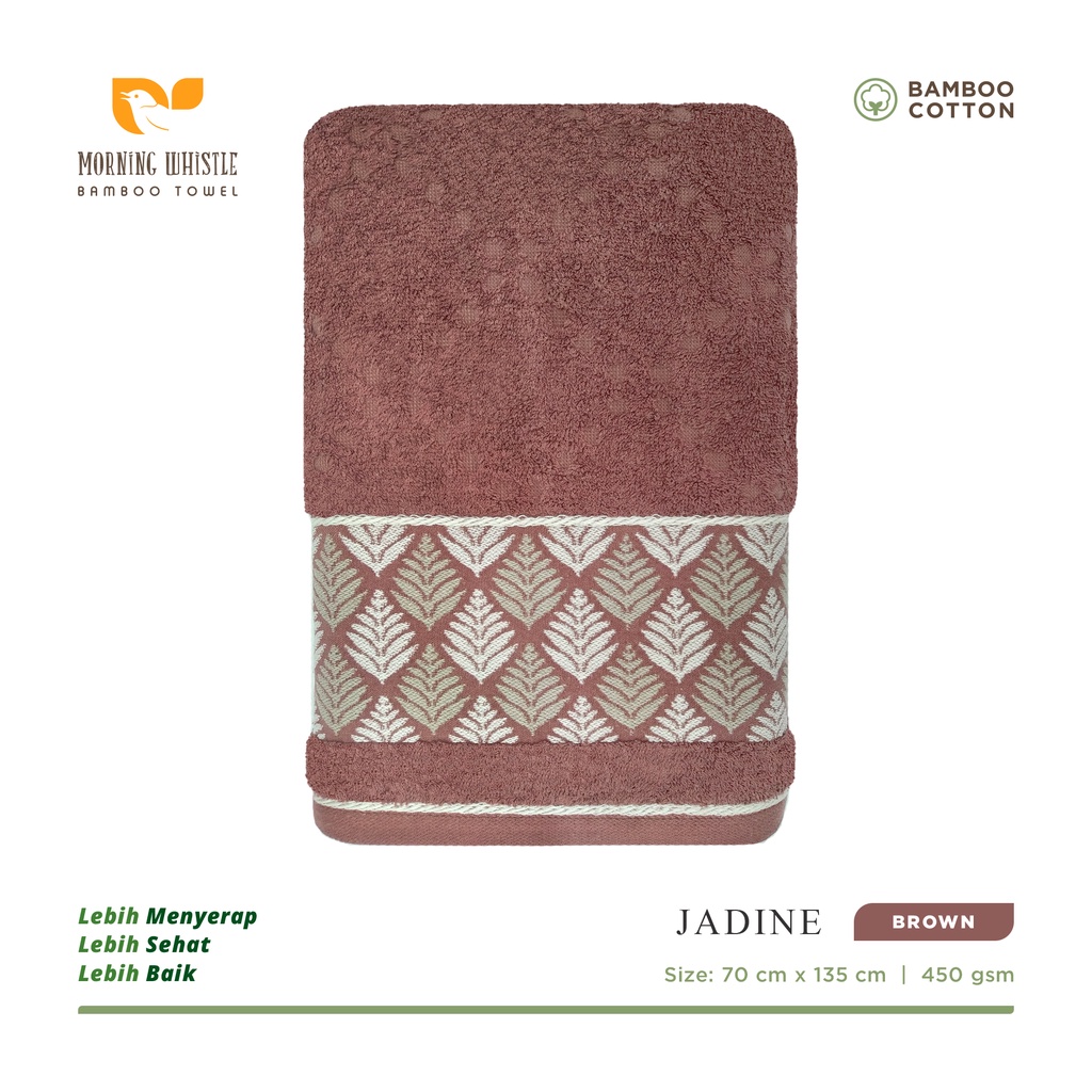 Handuk Mandi Morning Whistle by Terry Palmer Morning Whistle Bamboo Jadine / Handuk Mandi Dewasa 70 x 135 cm