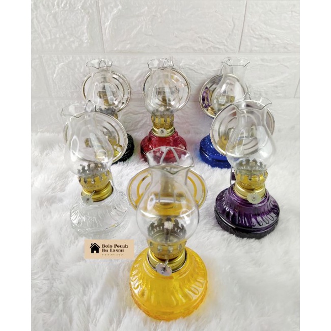 Brezybeauty05 Impor >> Lampu Teplok Mini Minyak Tanah / Lampu Teplok Botol Kaca / Lampu Ublik