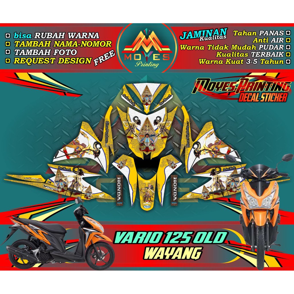stiker vario 125 old decal stiker vario 125 old stiker motor vario 125 old full body
