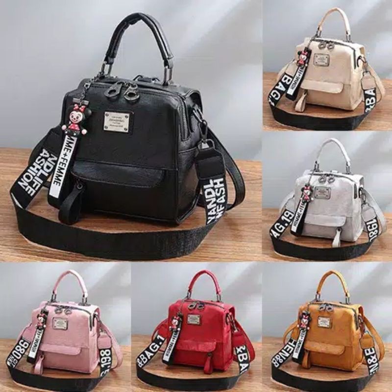 BJ1533 - BEIGE/BLACK/GRAY/PINK/RED/YELLOW -TAS IMPOR TAS WANITA FASHION IMPORT MODIS ELEGAN TERMURAH TERLARIS TERBARU BAGSTORE JAKARTA TAS BATAM CR7075 BQ2344 KPC8789 LT1569 EL533 B1035