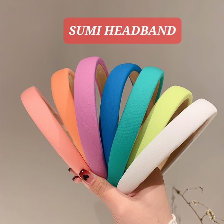 SUMI HEADBAND BANDO ALA JEPANG KOREA IMPOR AKSESORIS FASHION RAMBUT KAWAII