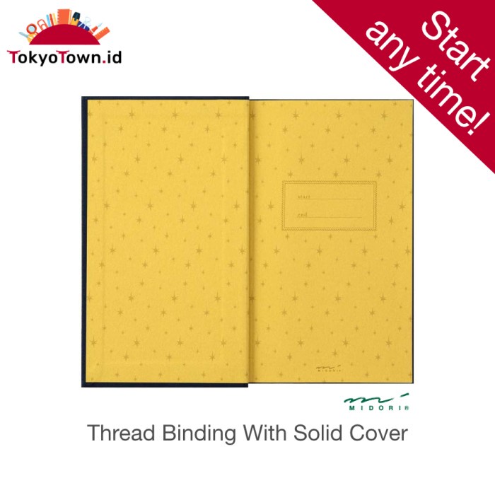 

Midory Diary Moon And Stars # Notebook, Journal 098