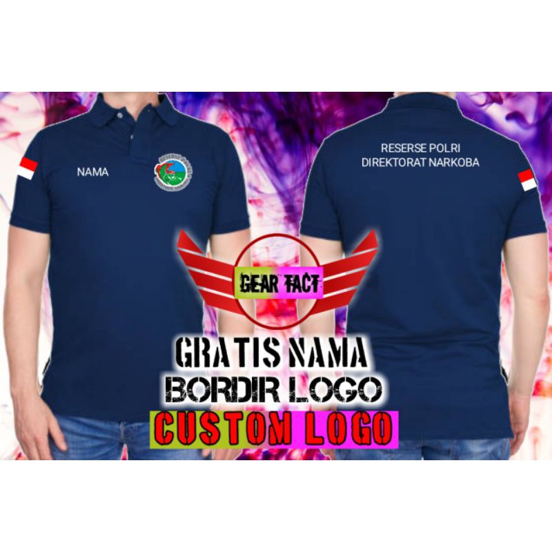 KAOS BAJU SATUAN RESERSE DIREKTORAT NARKOBA