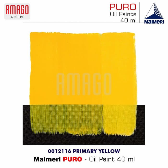 MAIMERI PURO - OIL PAINT - PRIMARY YELLOW - 40ML - M0012116